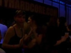 Group sex wild patty at night club cocks and pusses every where